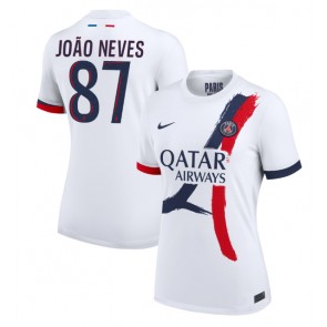 Paris Saint-Germain Joao Neves #87 Gostujuci Dres za Ženska 2024-25 Kratak Rukavima